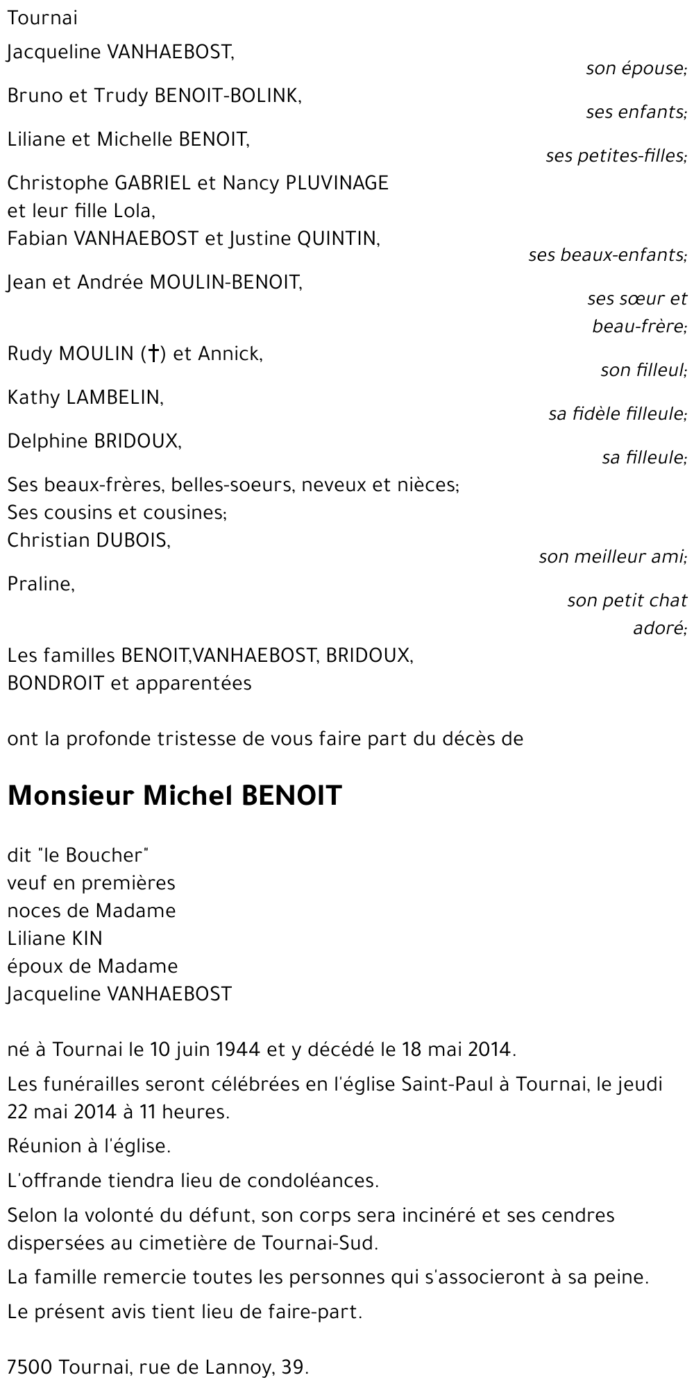 Michel BENOIT