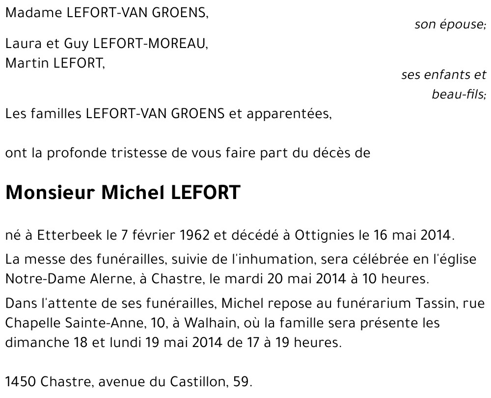 Michel LEFORT