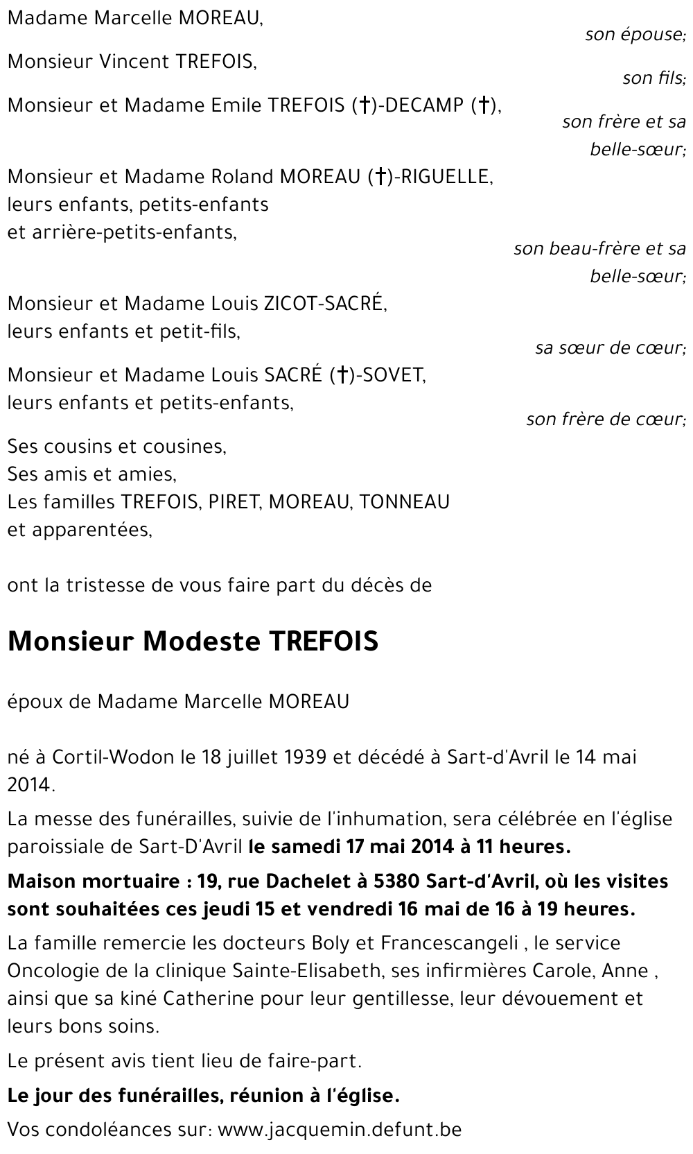 Modeste TREFOIS