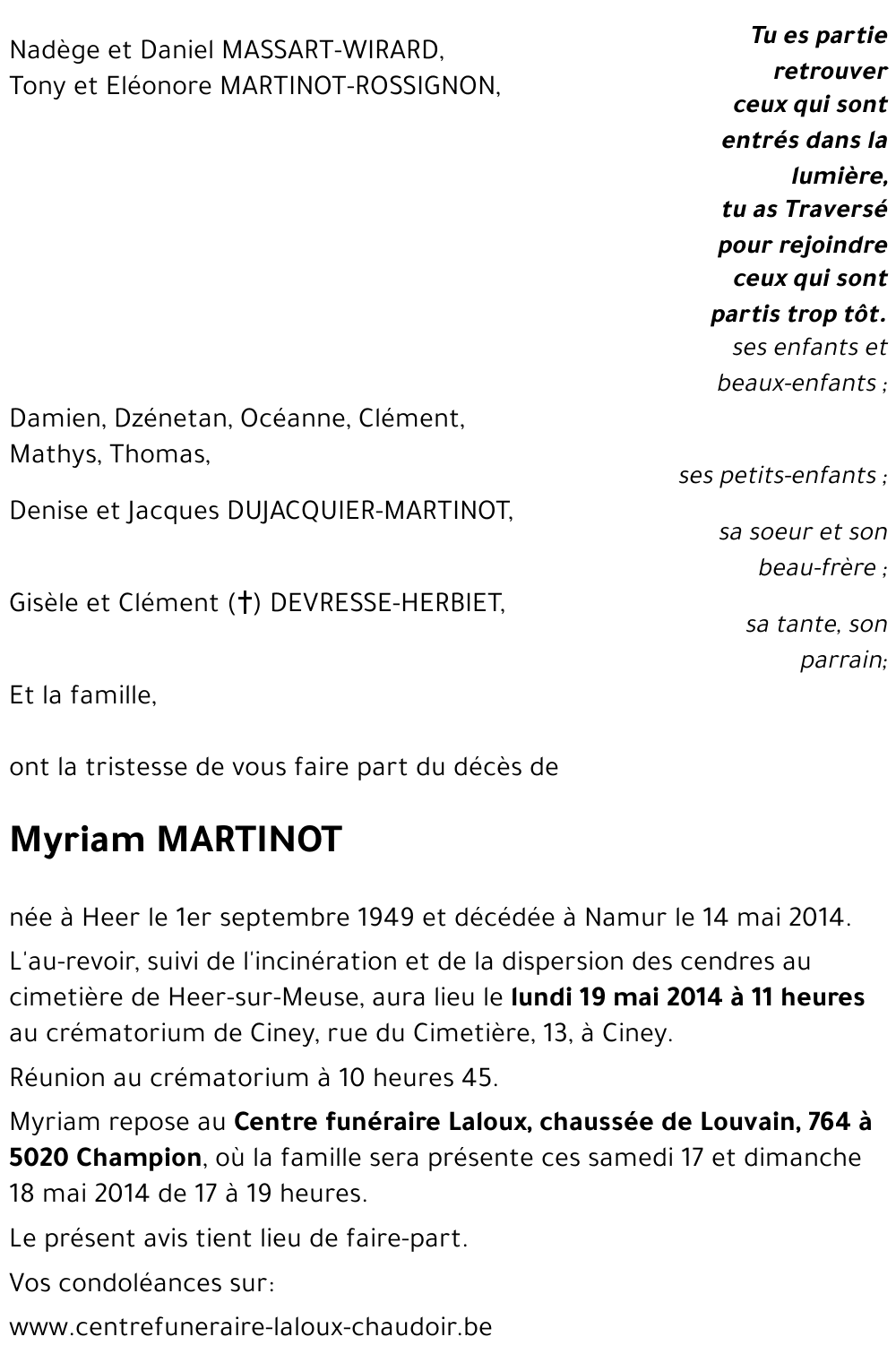 Myriam MARTINOT