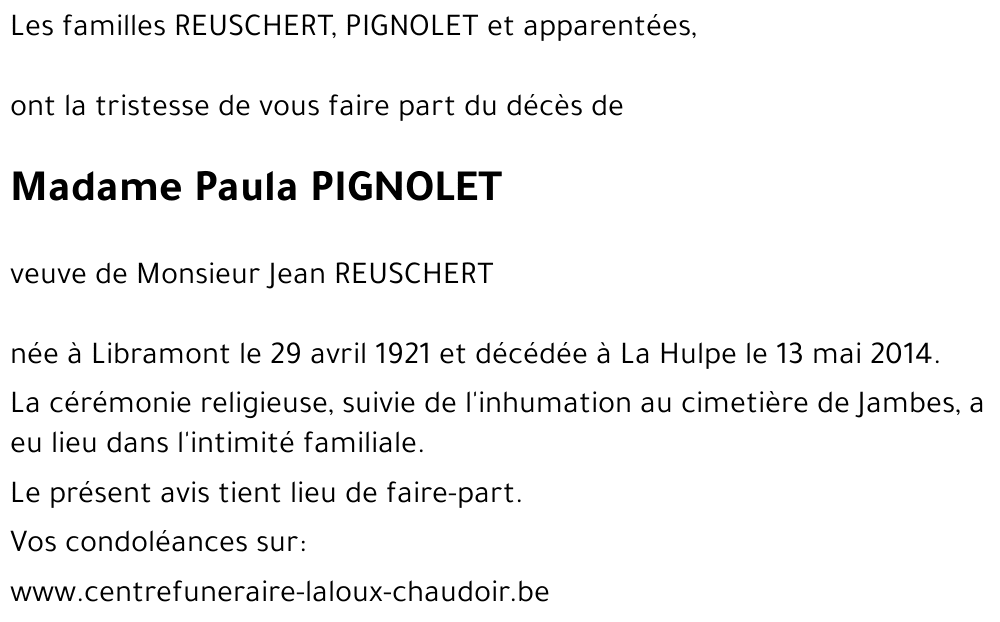 Paula PIGNOLET