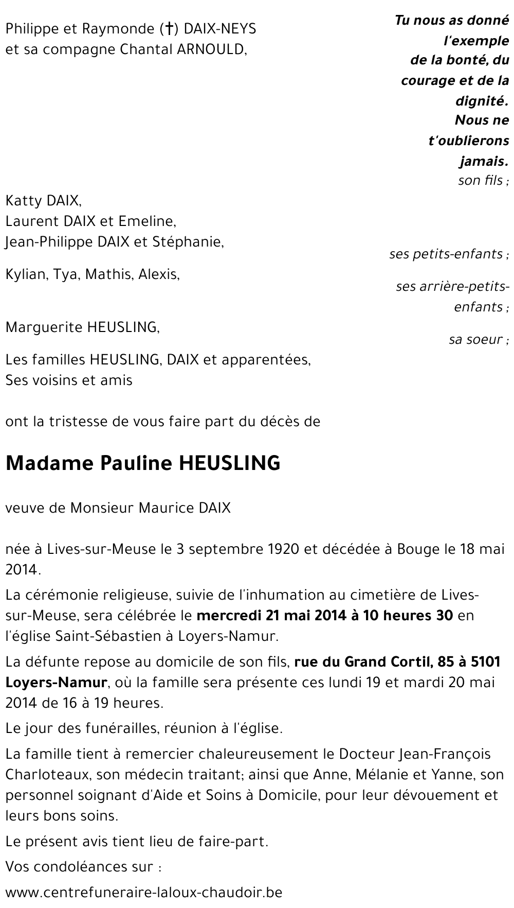 Pauline HEUSLING