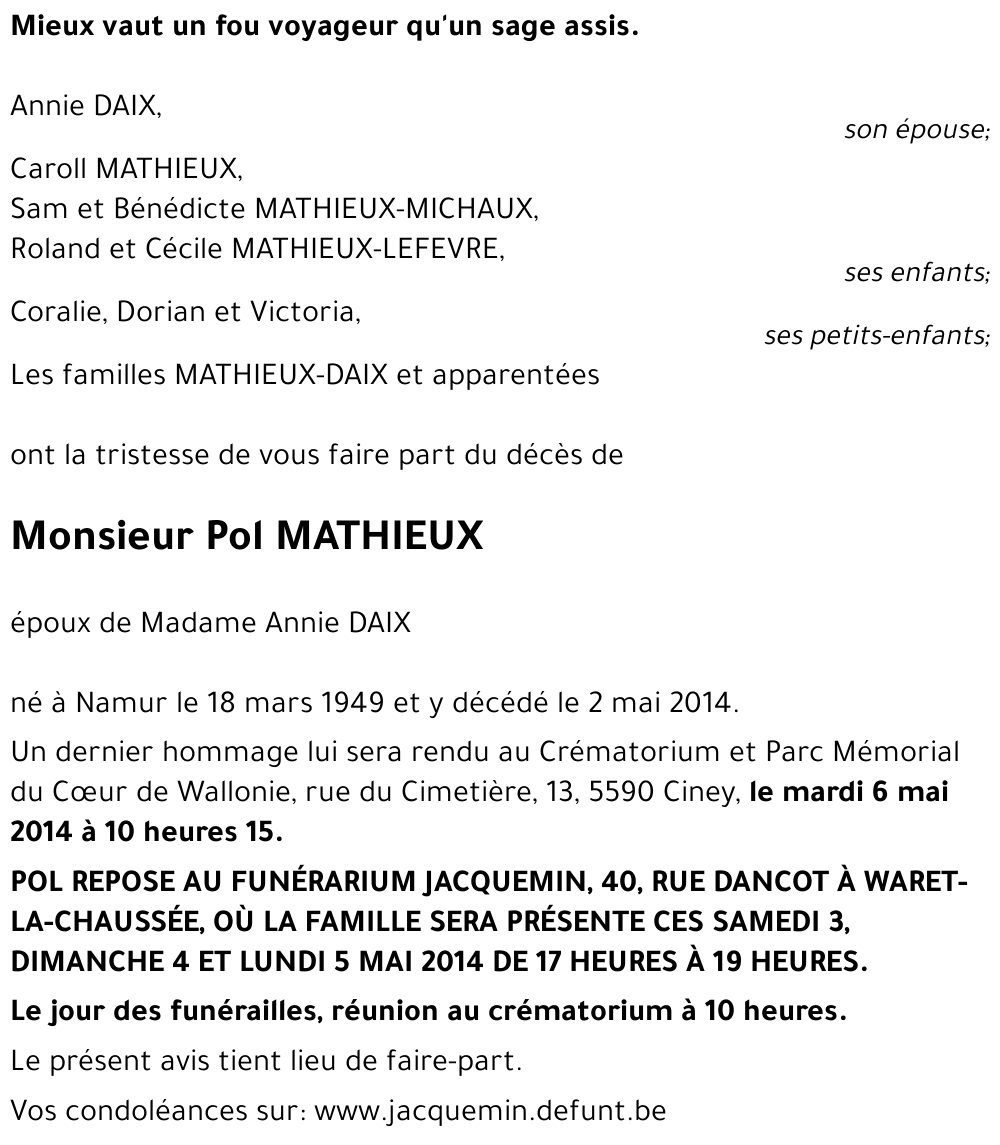 Pol MATHIEUX