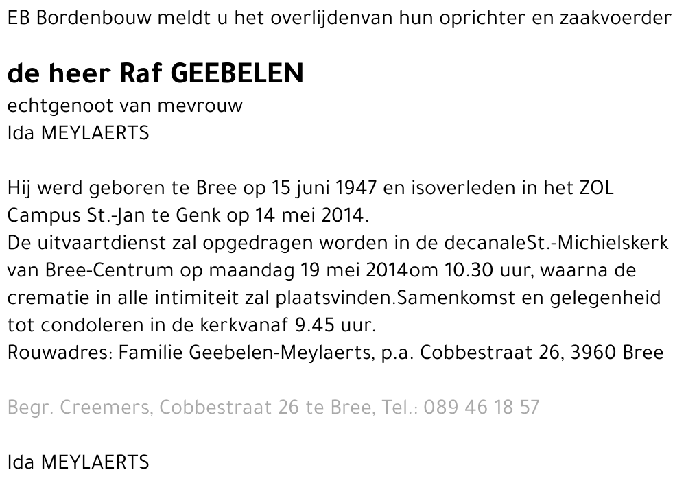 Raf Geebelen