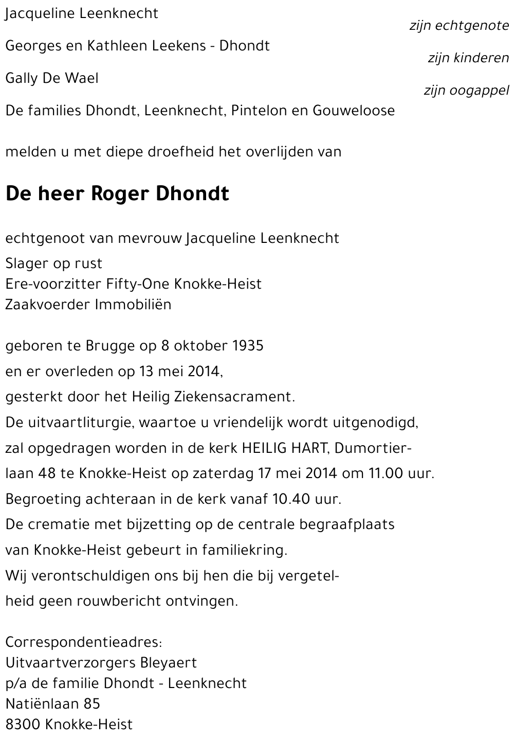 Roger Dhondt