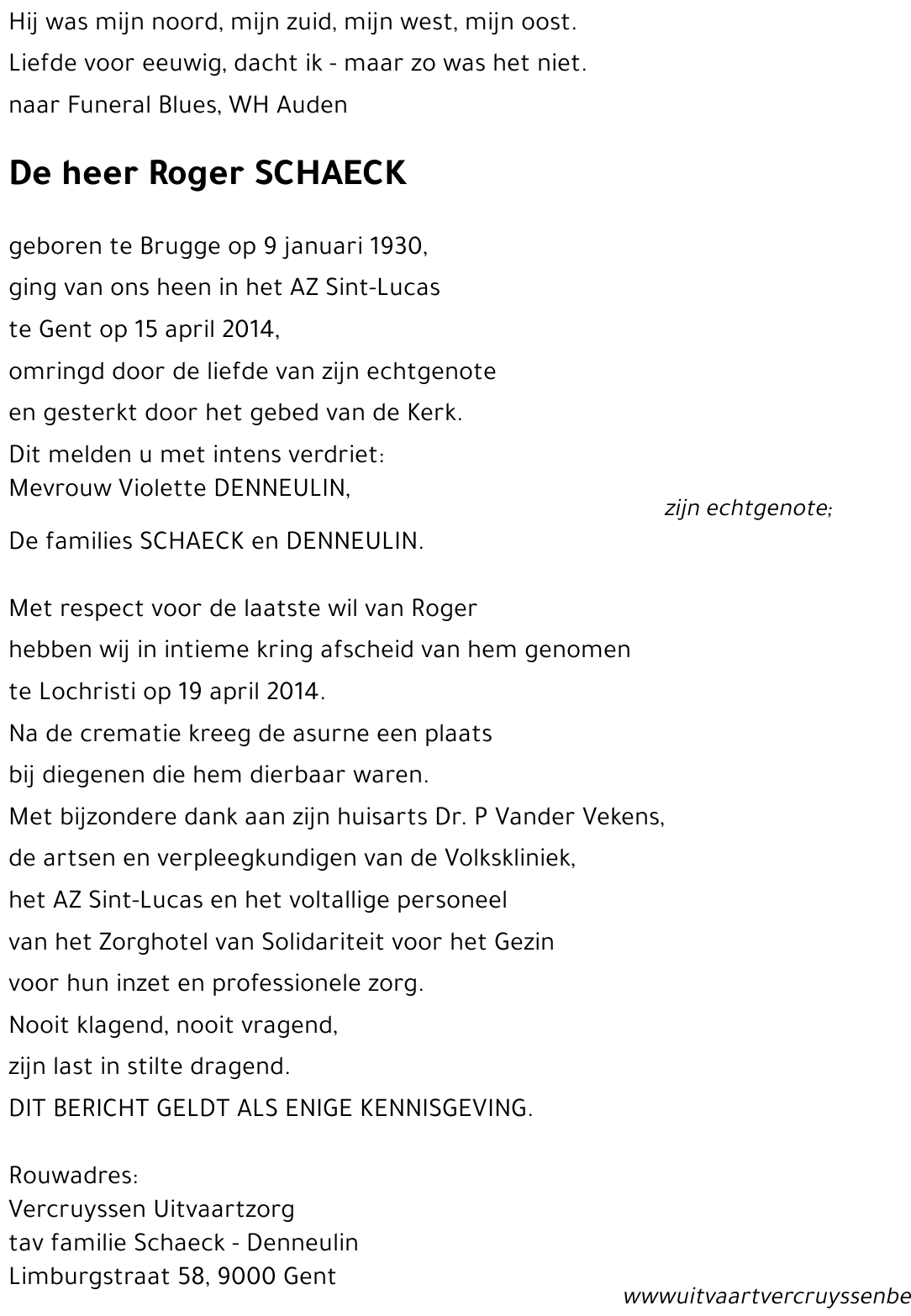 Roger SCHAECK