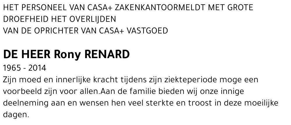 Rony RENARD