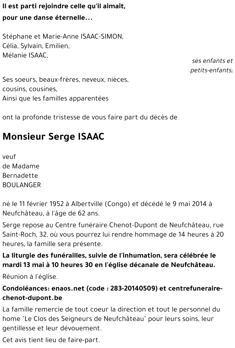Serge ISAAC