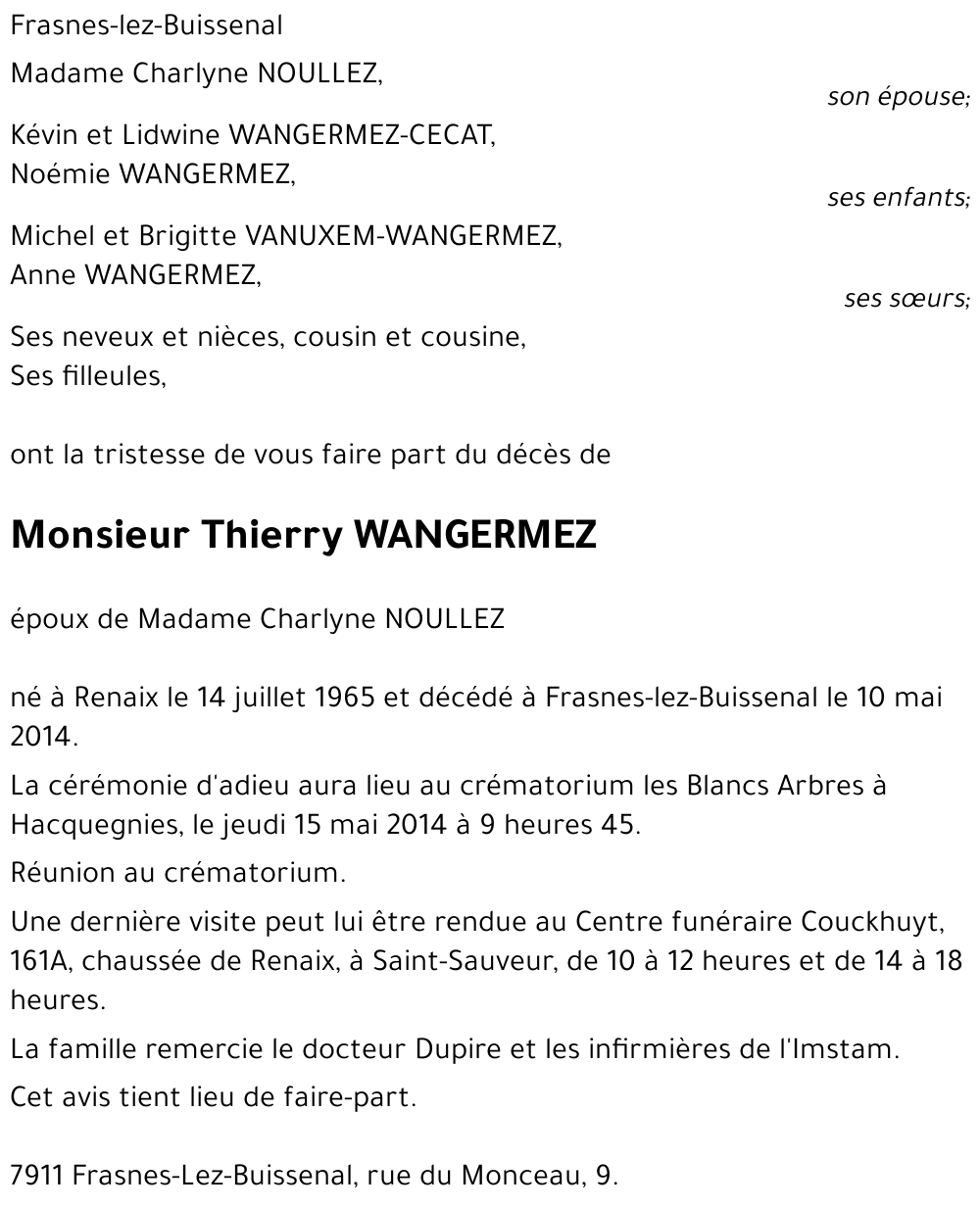 Thierry WANGERMEZ