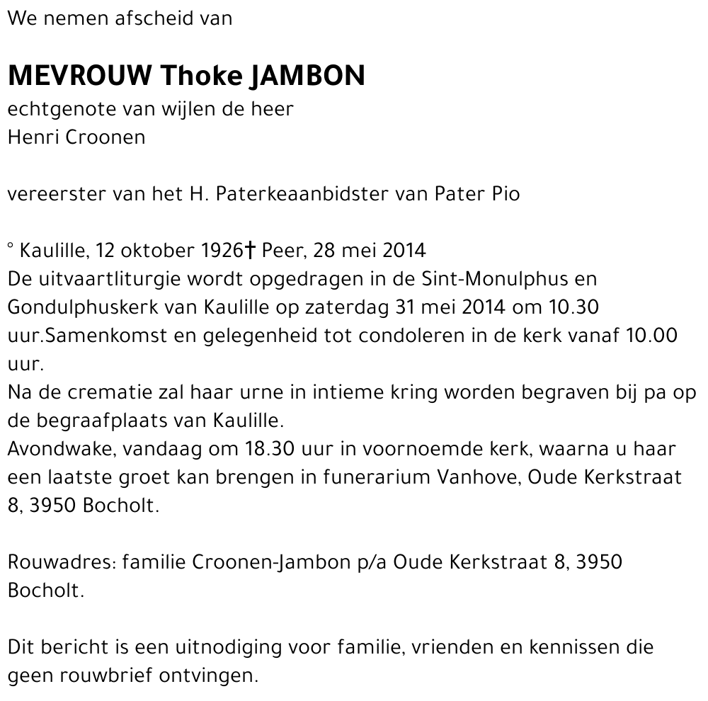 Thoke Jambon