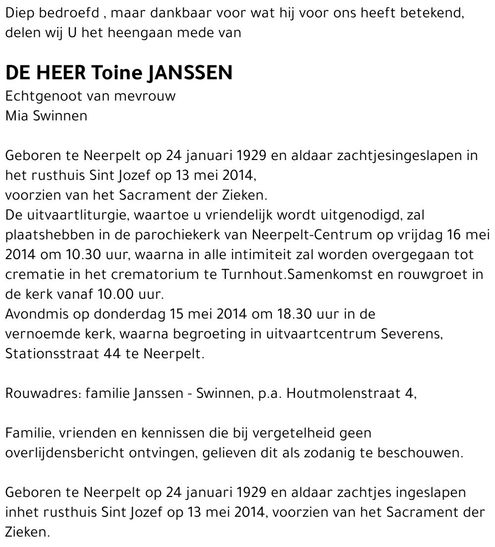 Toine Janssen