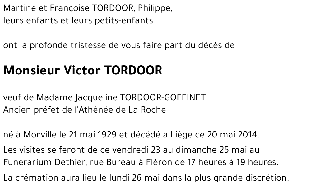 Victor TORDOOR