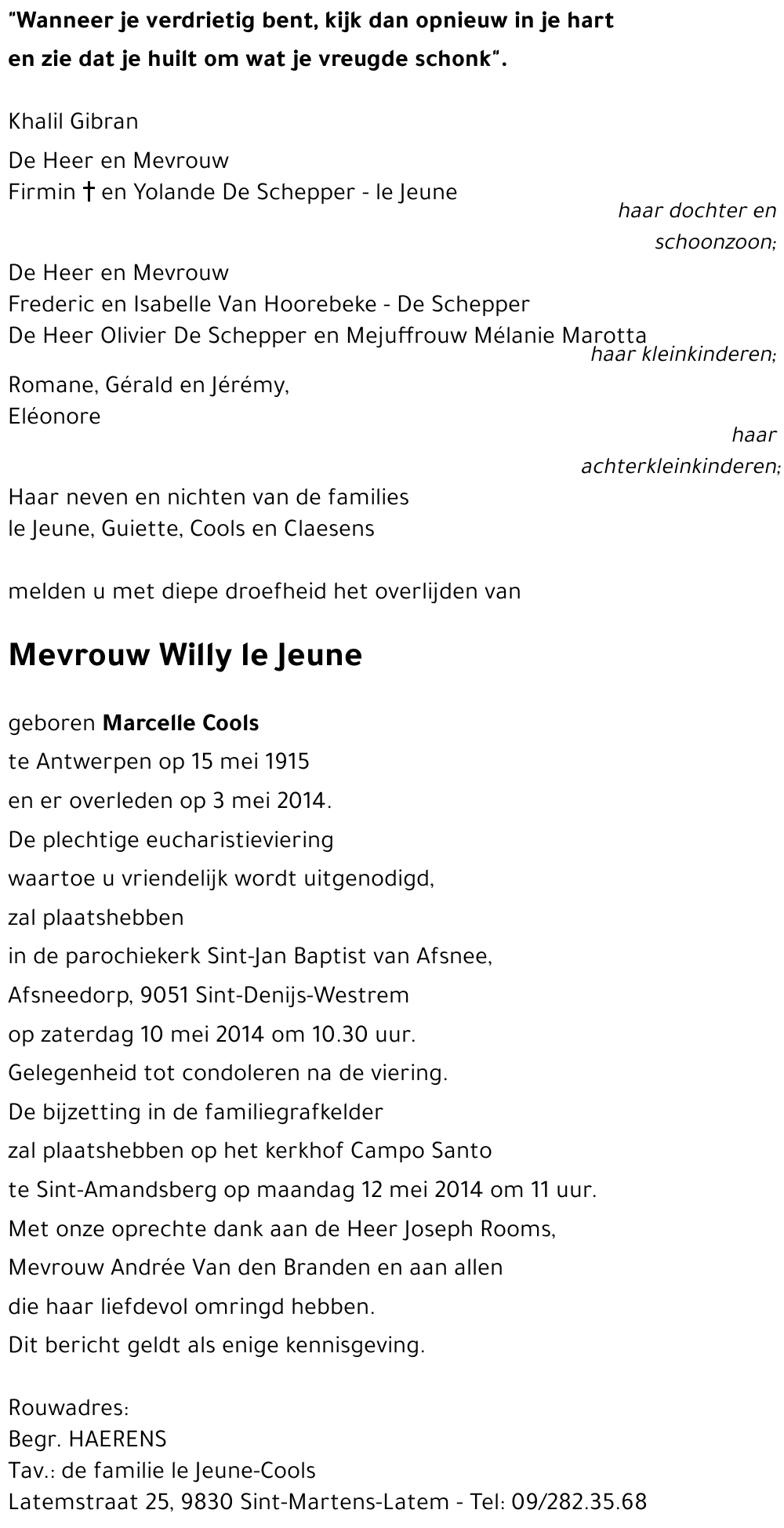 Willy le Jeune