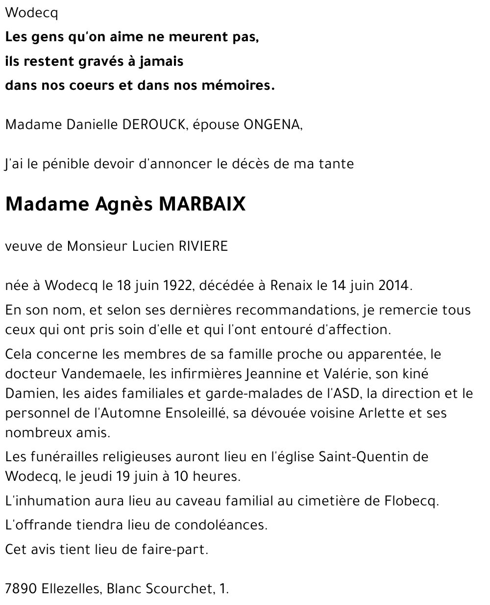 Agnès MARBAIX
