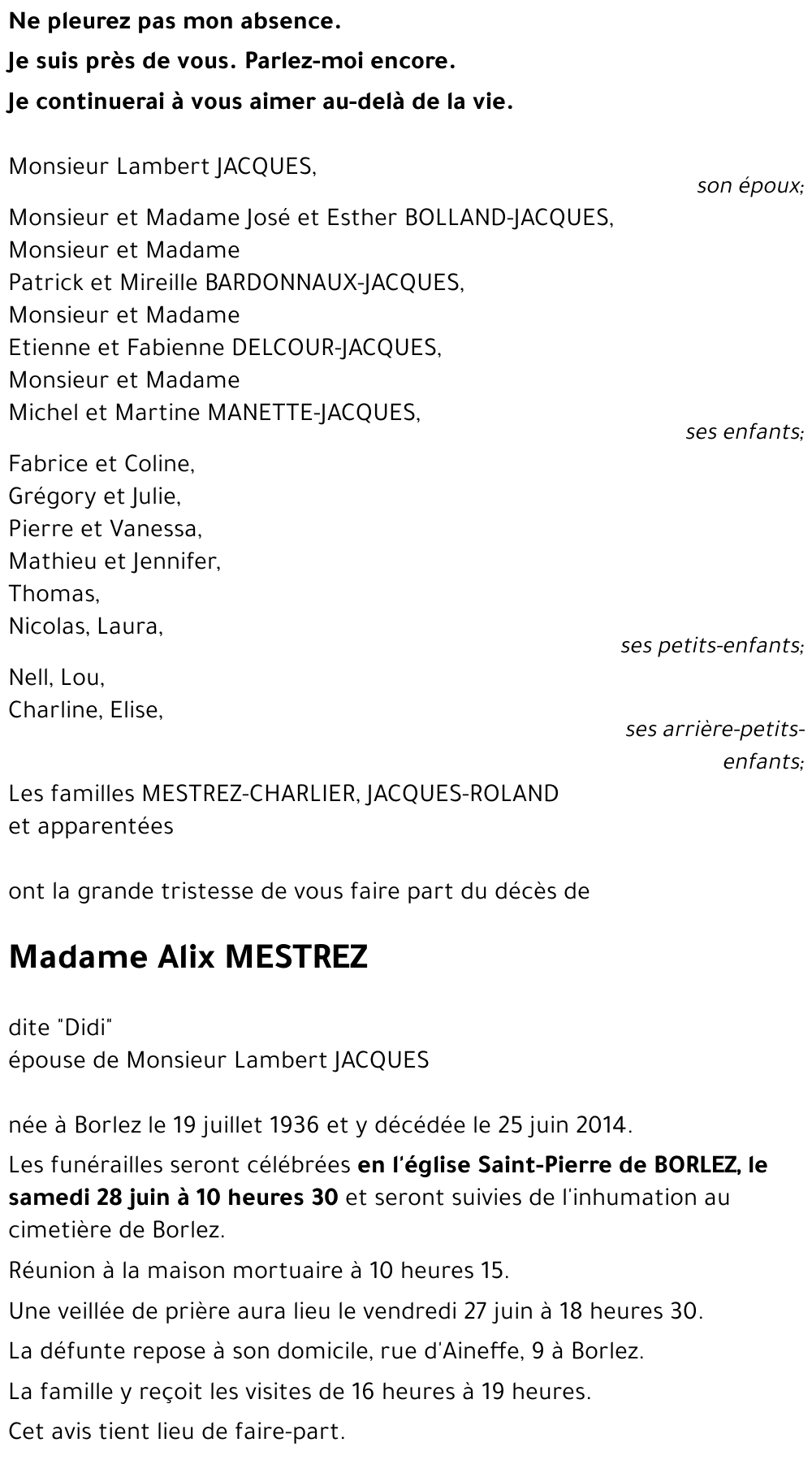 Alix MESTREZ