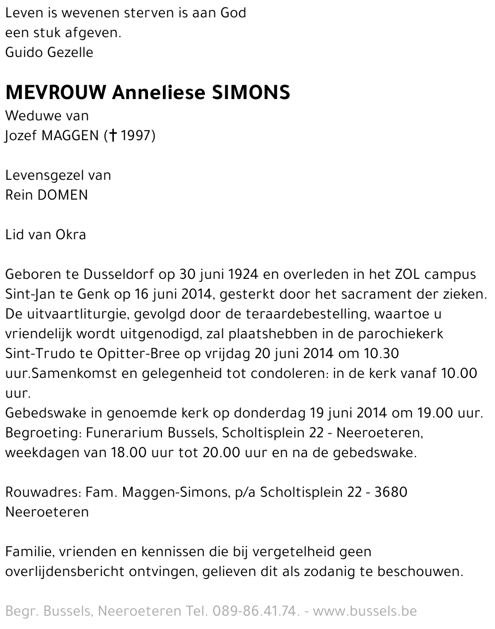 Anneliese SIMONS