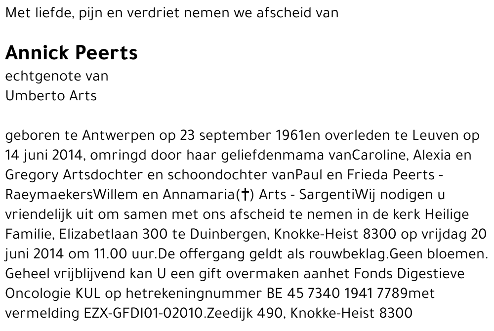 Annick Peerts