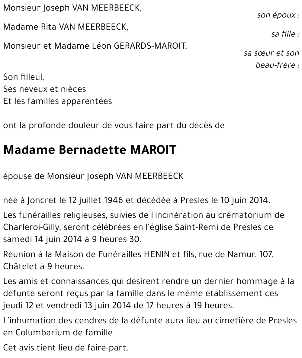 Bernadette MAROIT