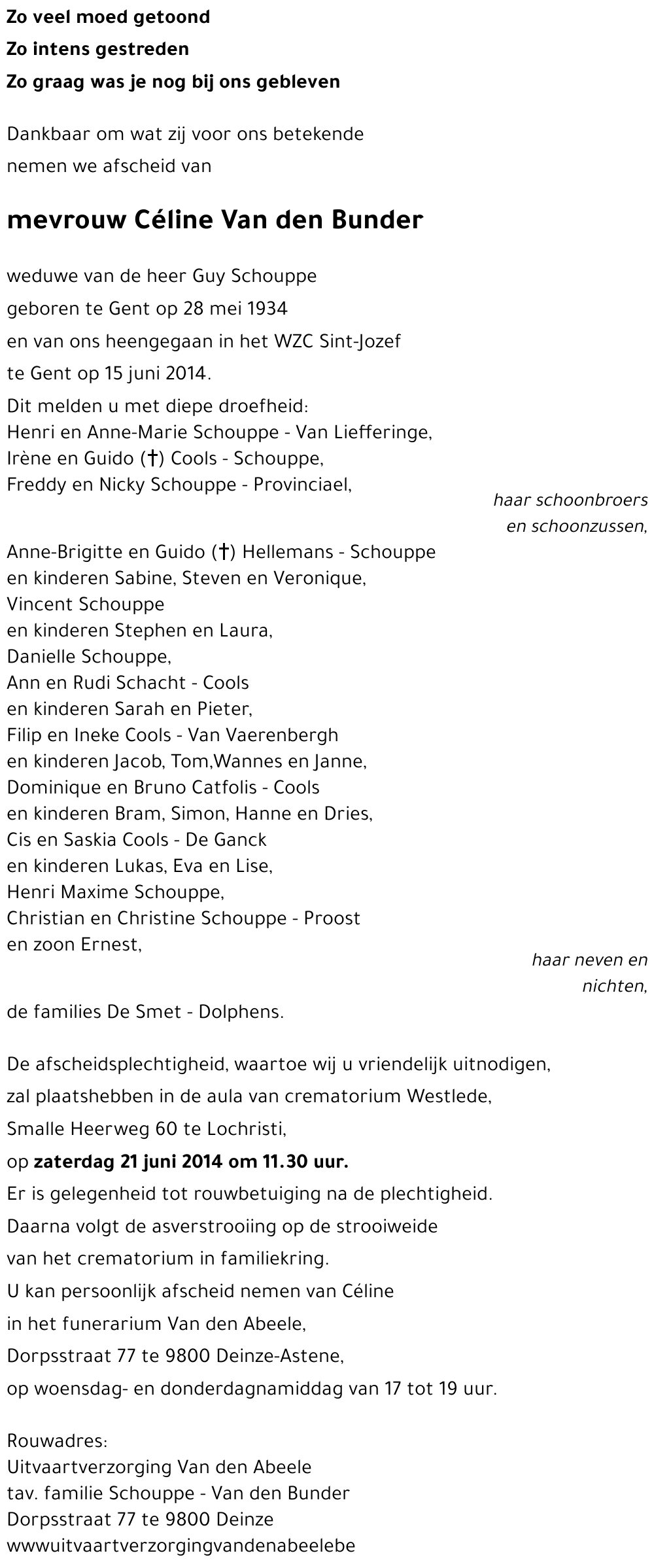 Céline Van den Bunder