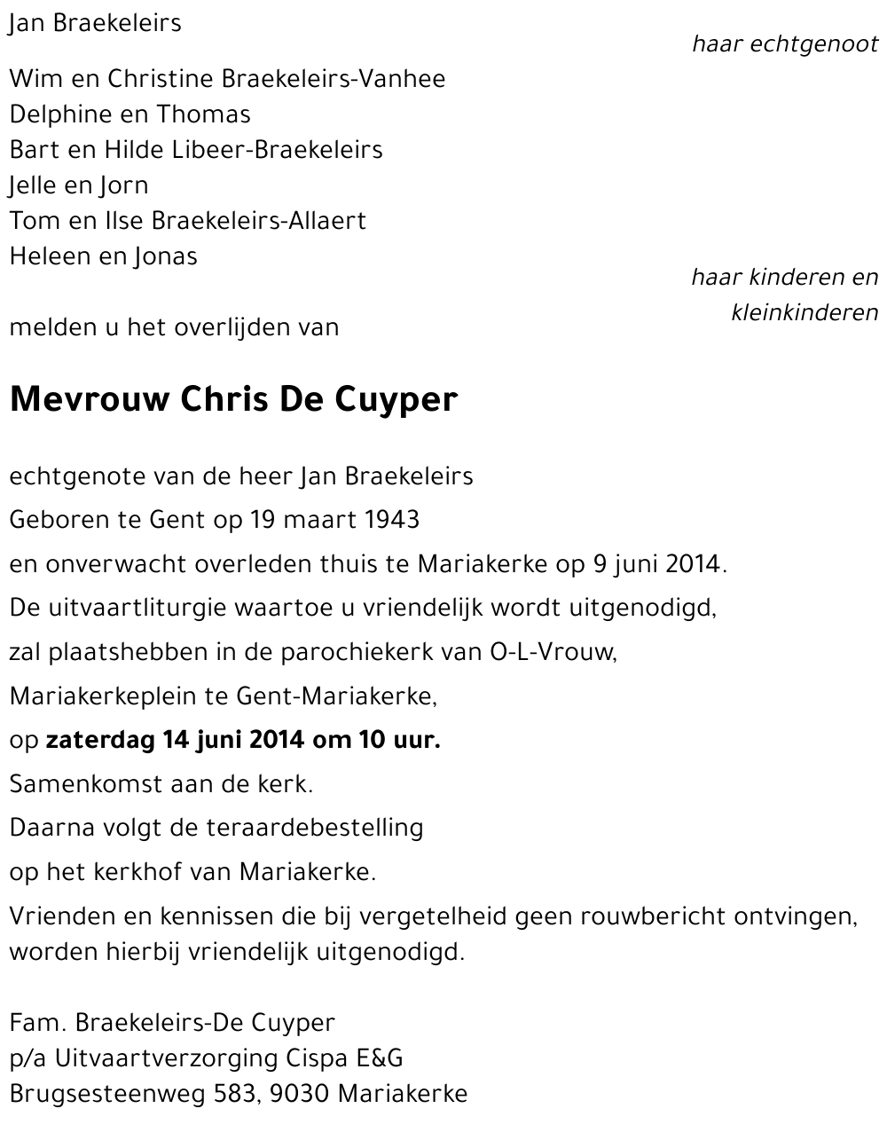 Chris De Cuyper