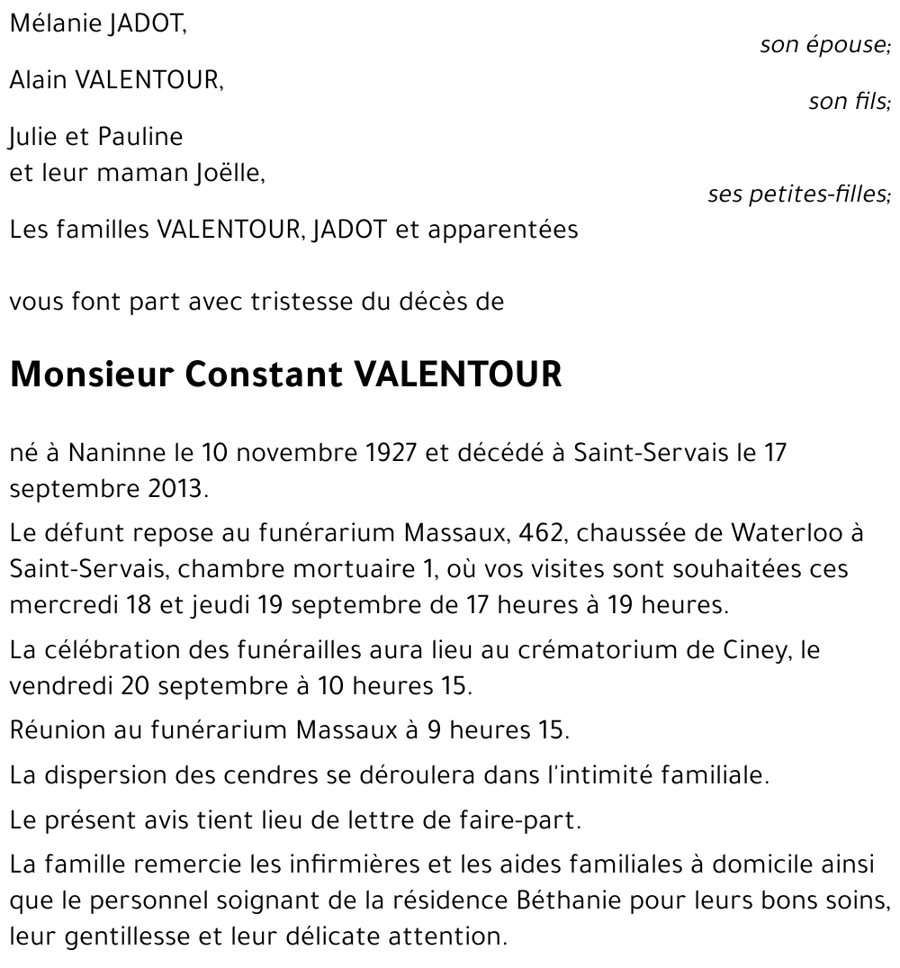 Constant VALENTOUR