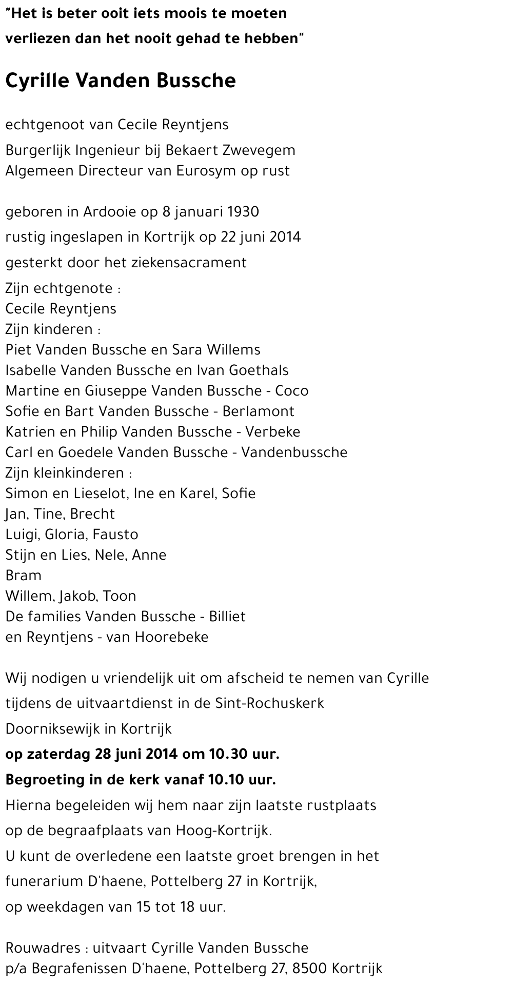 Cyrille Vanden Bussche