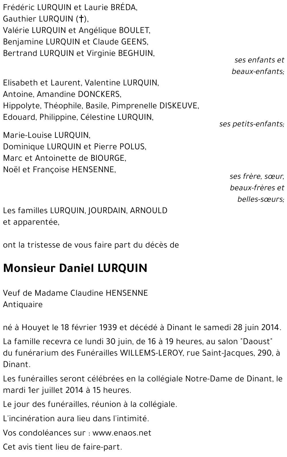 Daniel LURQUIN