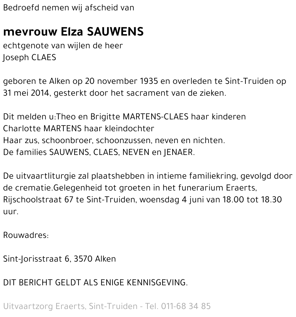 Elza SAUWENS