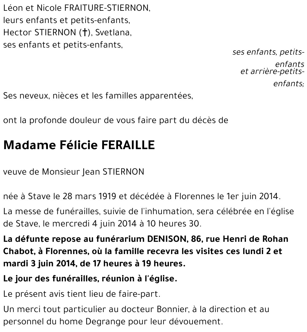 Félicie FERAILLE
