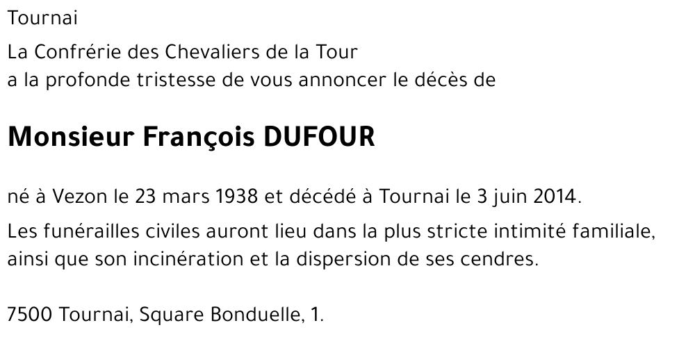 François DUFOUR