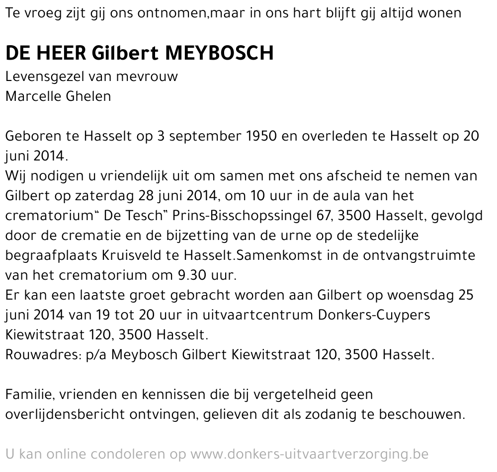 Gilbert Meybosch