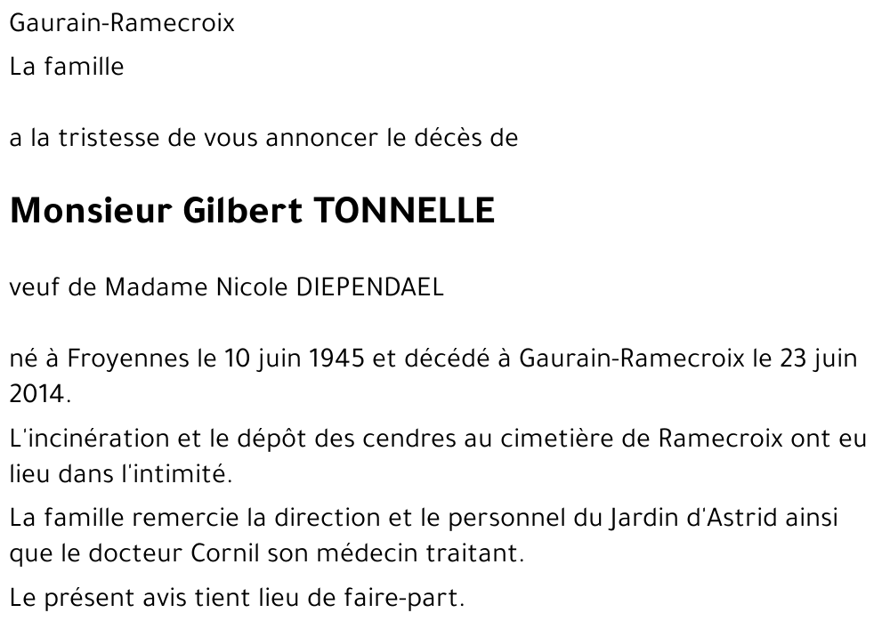 Gilbert TONNELLE