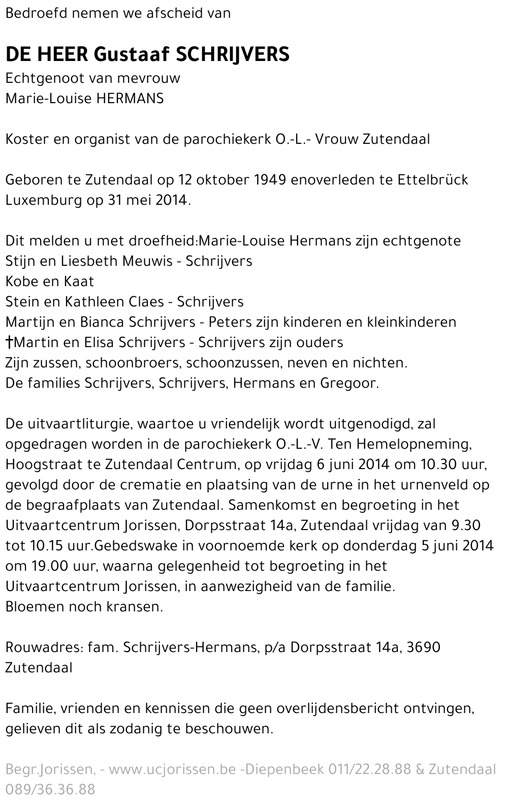 Gustaaf Schrijvers
