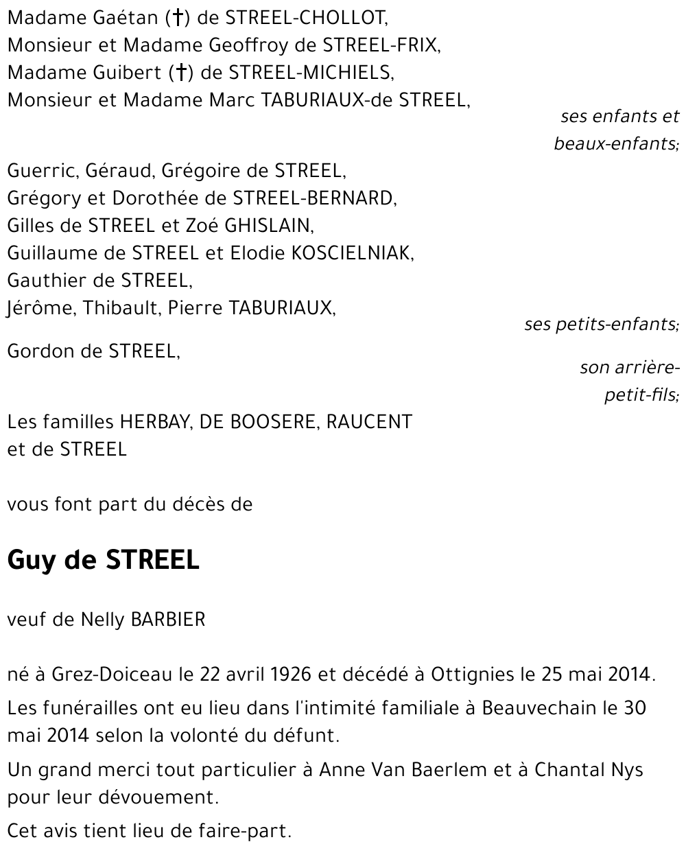 Guy de Streel