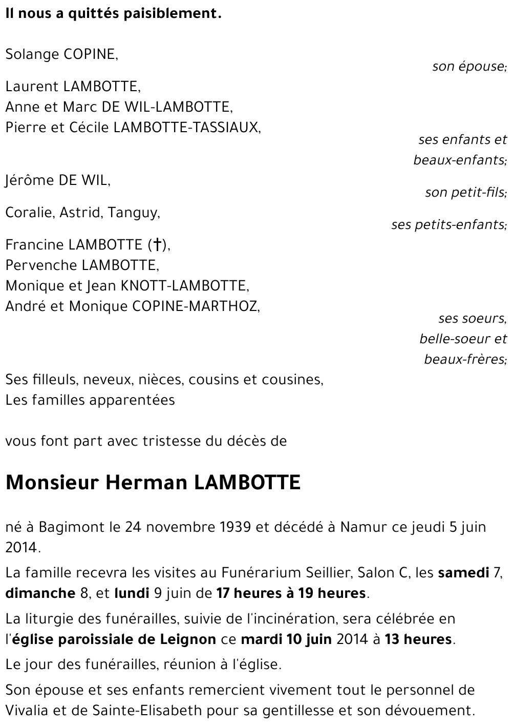 Herman LAMBOTTE