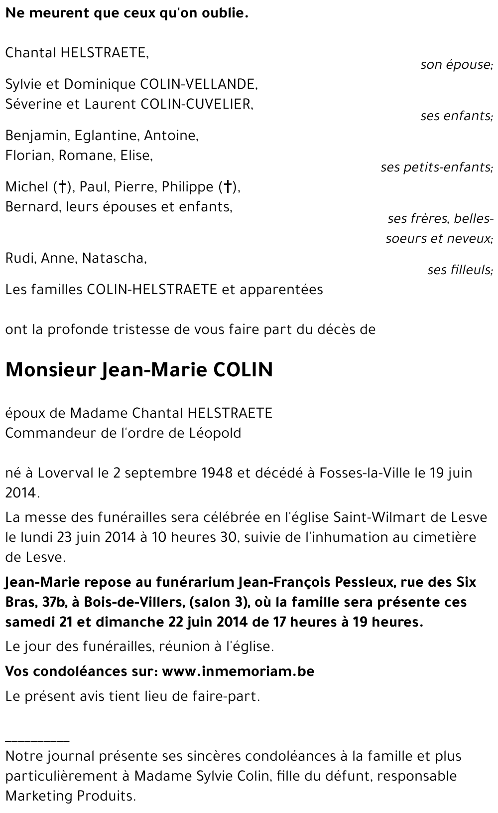 Jean-Marie COLIN