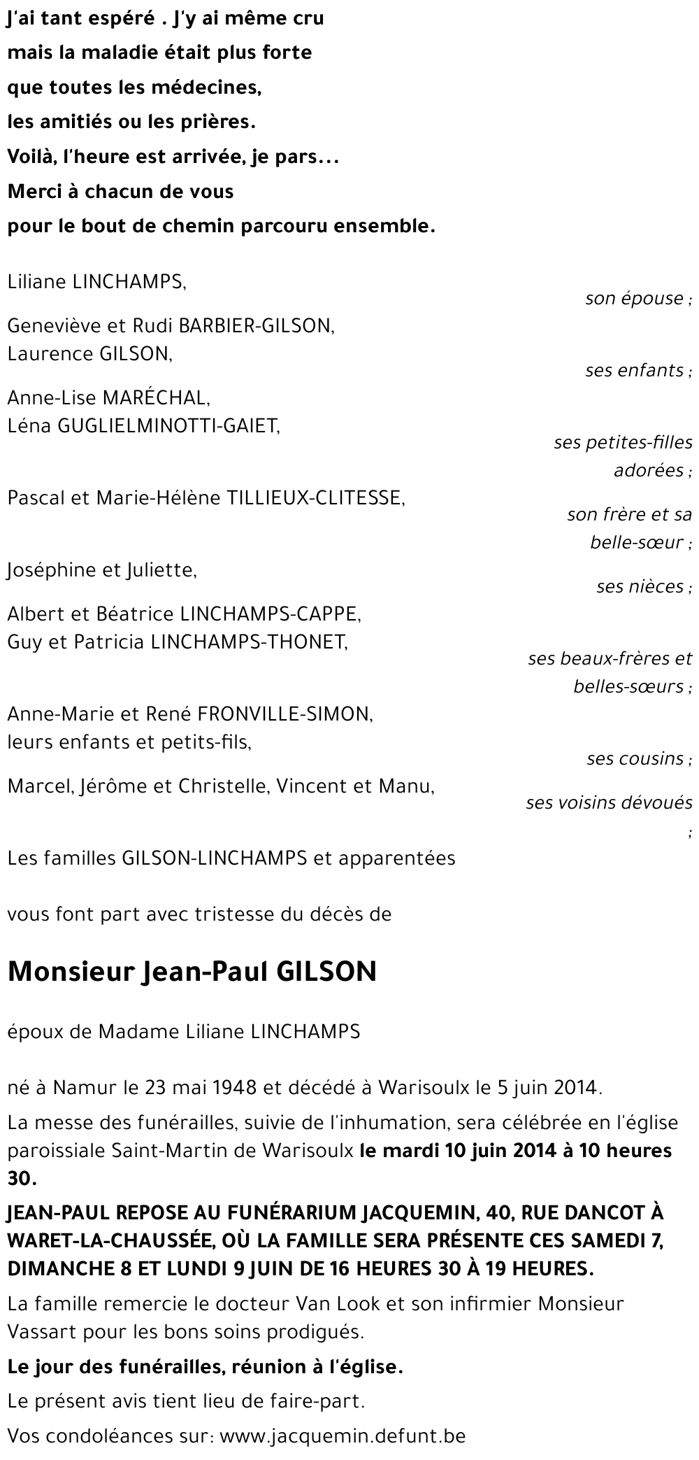 Jean-Paul GILSON