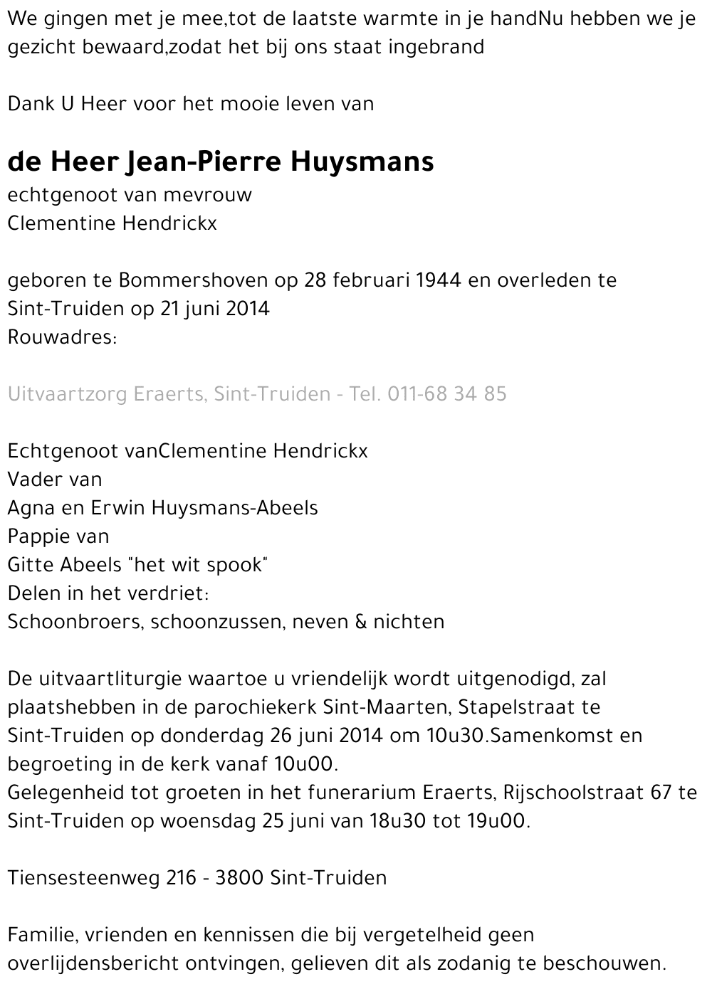 Jean-Pierre Huysmans