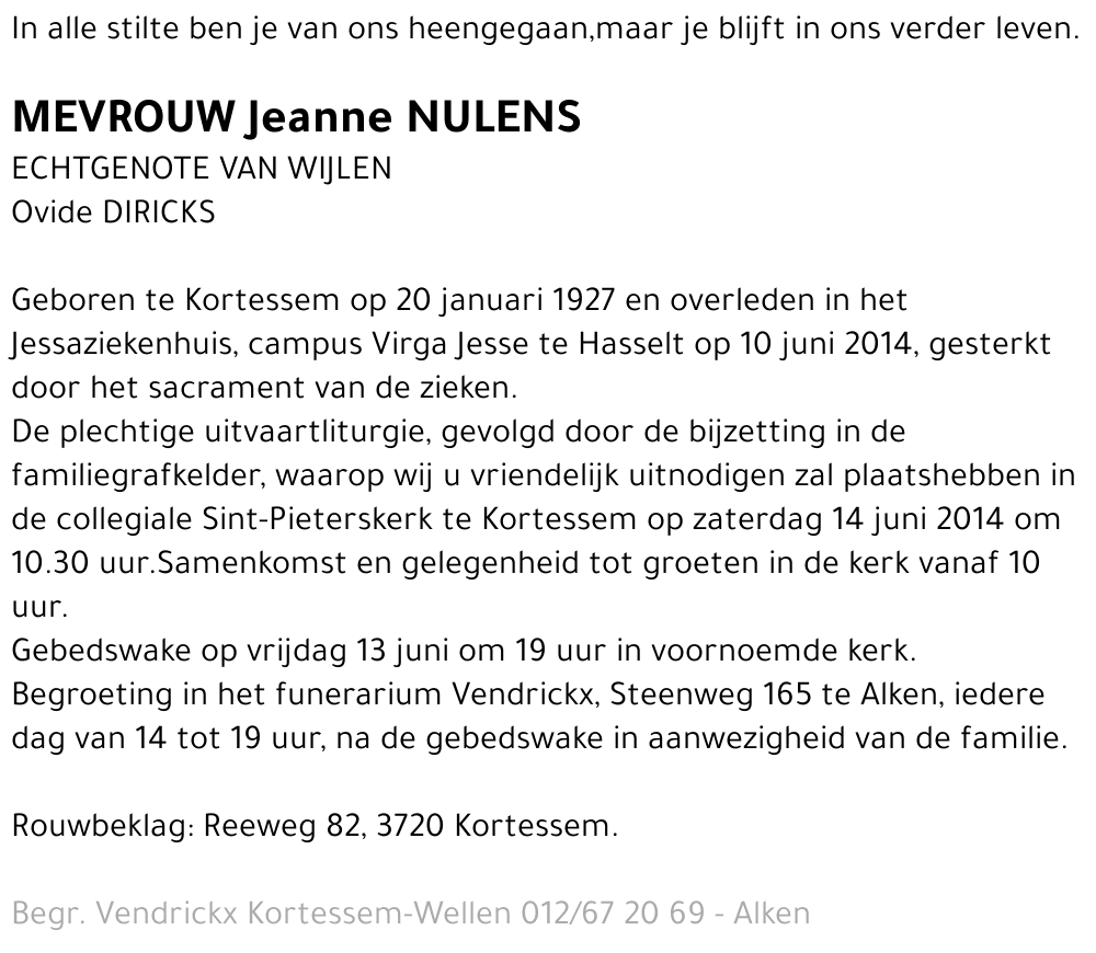 Jeanne Nulens