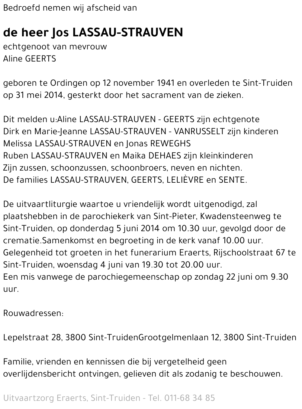 Jos LASSAU-STRAUVEN