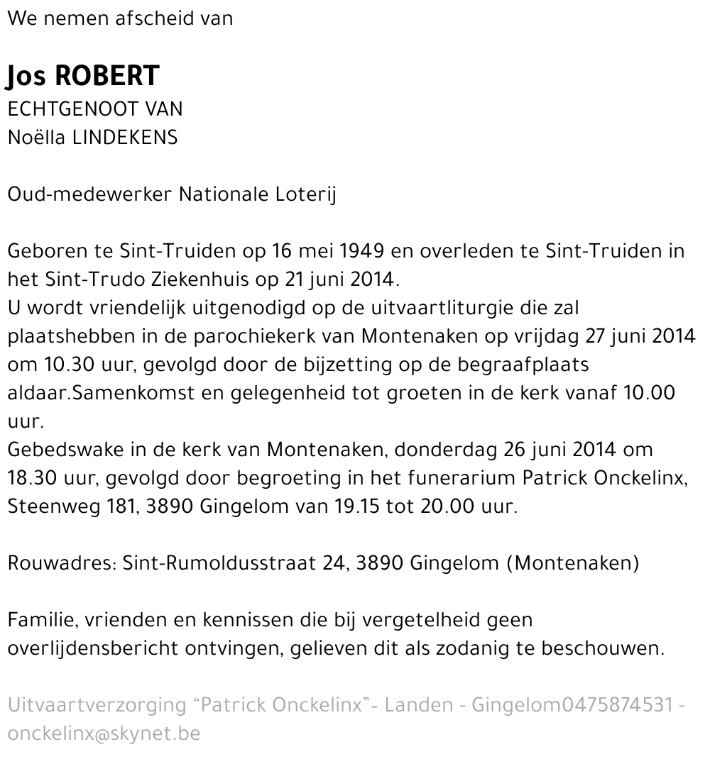 Jos Robert