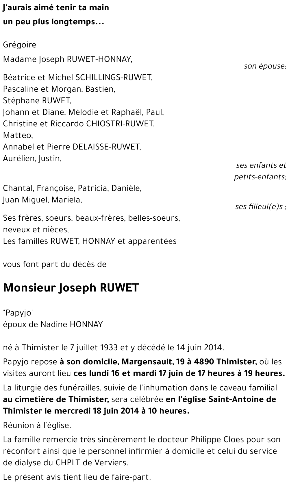 Joseph RUWET