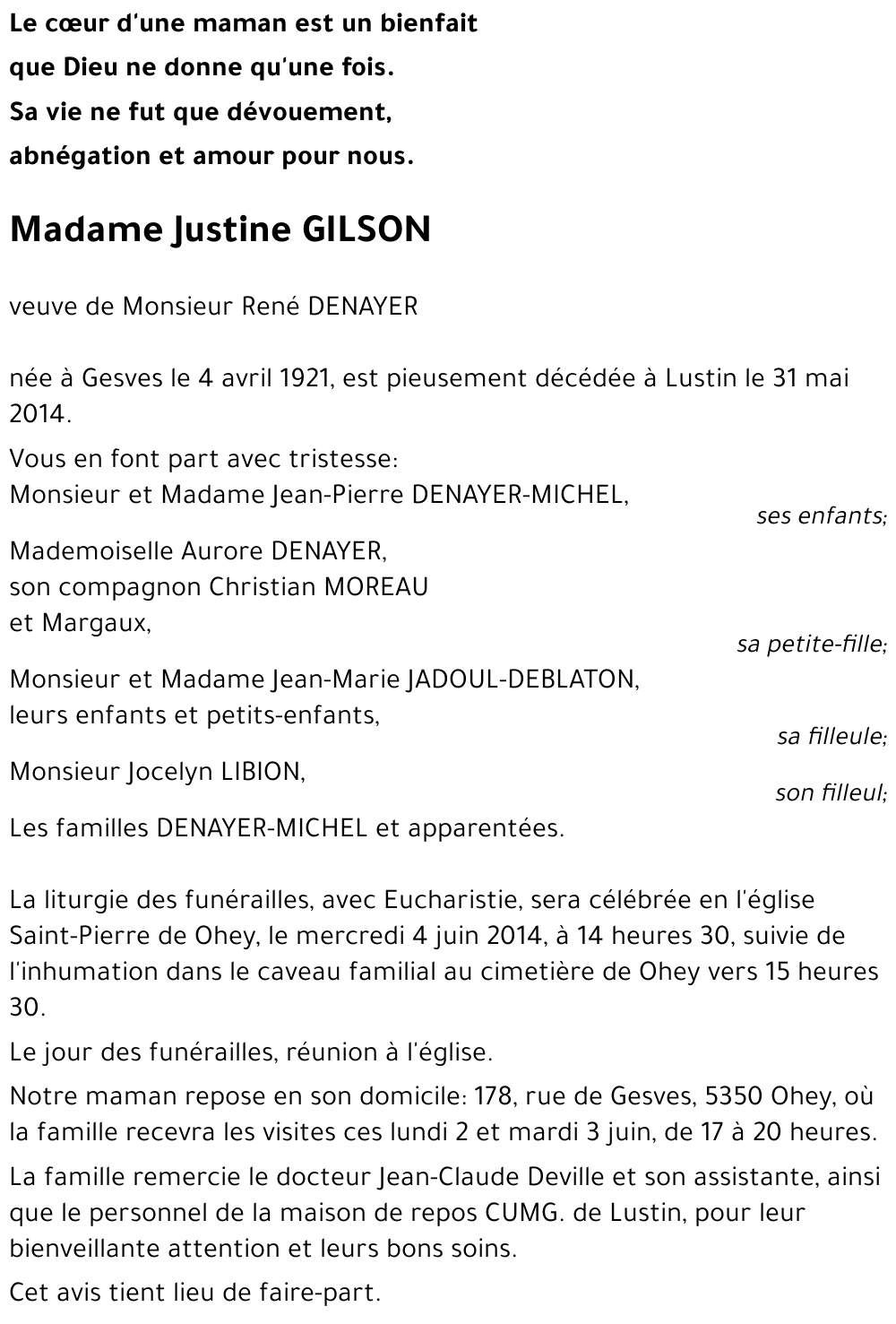 justine gilson