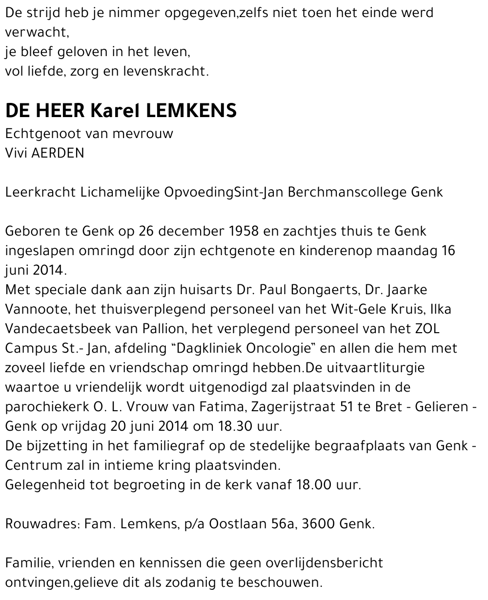 Karel LEMKENS