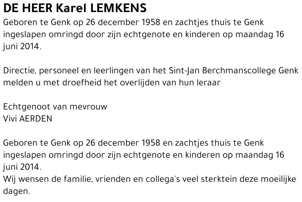 Karel LEMKENS