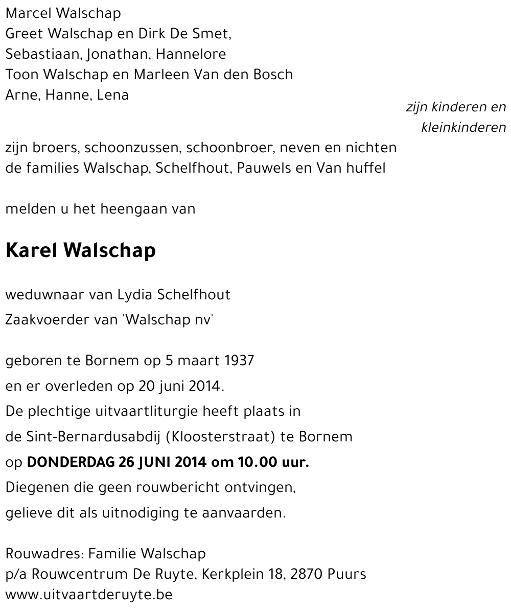 Karel Walschap