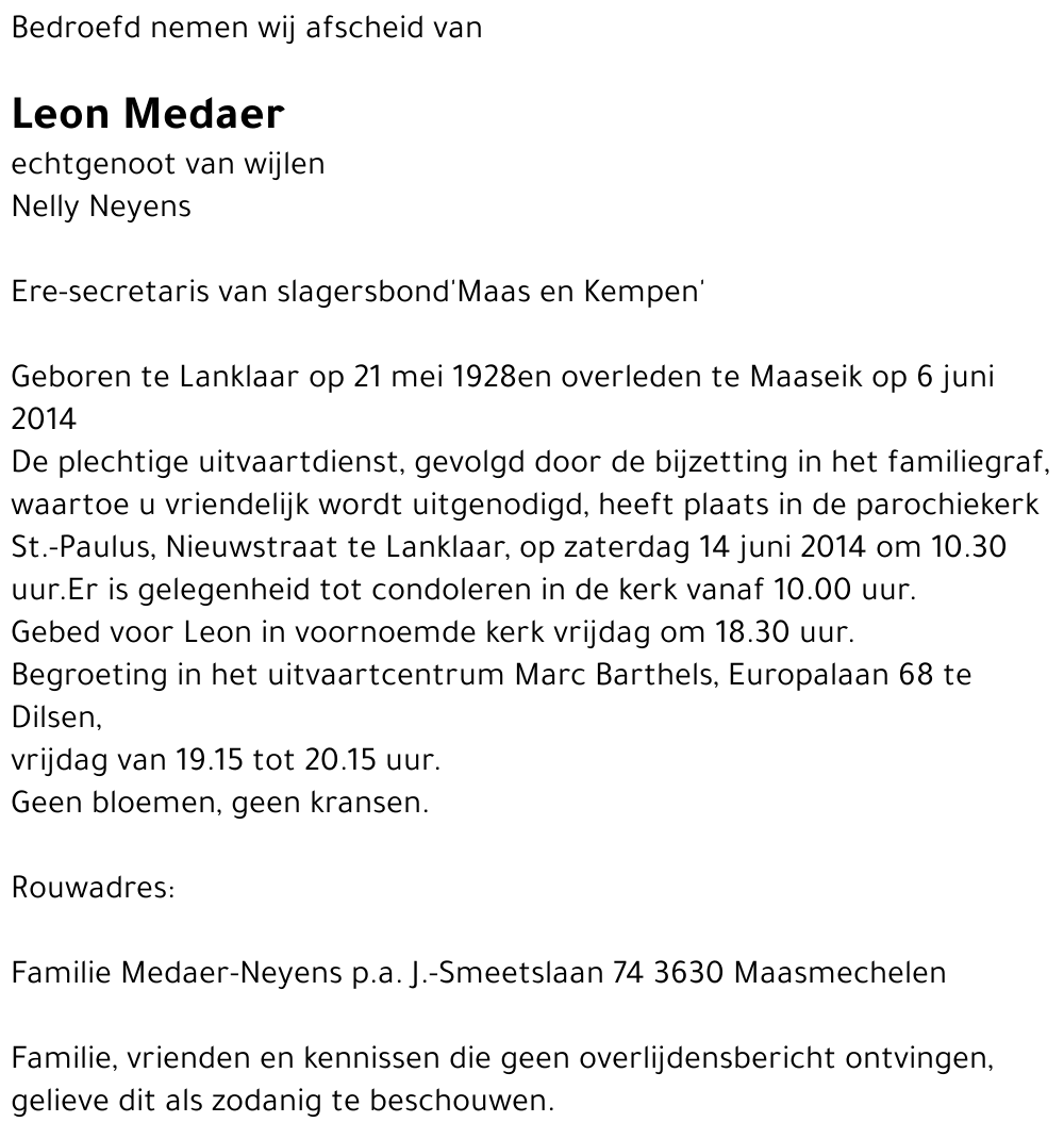 Leon Medaer