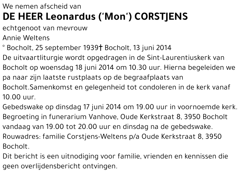 Leonardus Corstjens