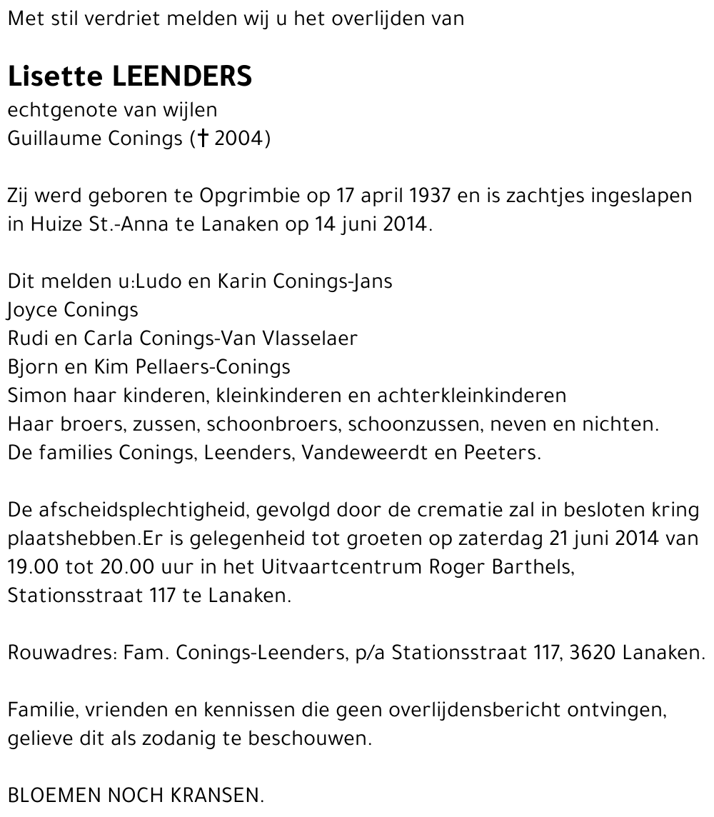Lisette Leenders