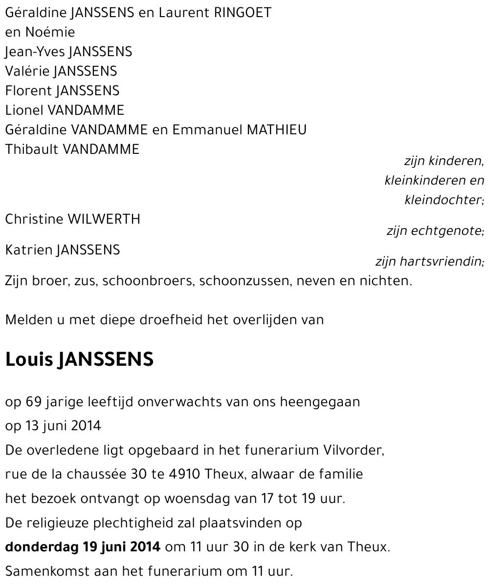 Louis JANSSENS